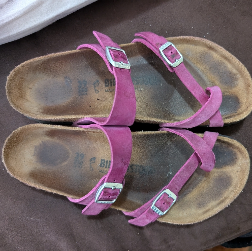 Birkenstocks Mayari In Festival Fuschia Size 39/8.5